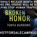 Tonya Burrows is Donating a Portion of Release Month Sales to Charity